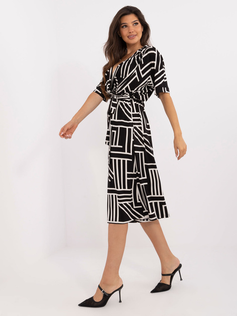 Hurt Czarny wzorzysty kombinezon z wiązaniem na plecach