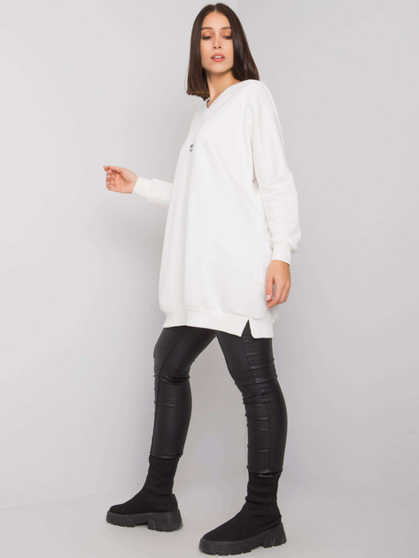 Ecru tunika plus size bawełniana Raella