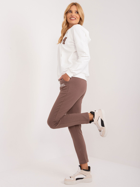 Hurtownia Ecru komplet dresowy z bluzą z kapturem