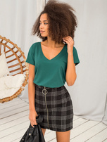 Ciemnozielony t-shirt Emory