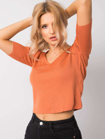 Ceglasta bluzka Iva RUE PARIS