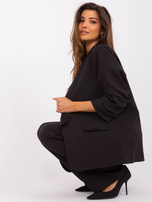 Hurt Czarna elegancka marynarka od garnituru  