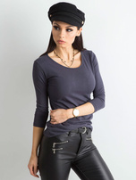 Grafitowa bluzka Mona