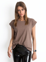 Kawowy t-shirt Revolution