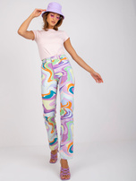 Jasnoróżowy bawełniany t-shirt basic Peachy