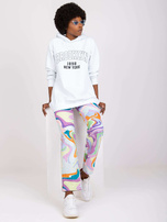 Biała damska bluza dresowa Roxane  