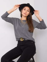 Ciemnoszara melanżowa bluzka Larissa