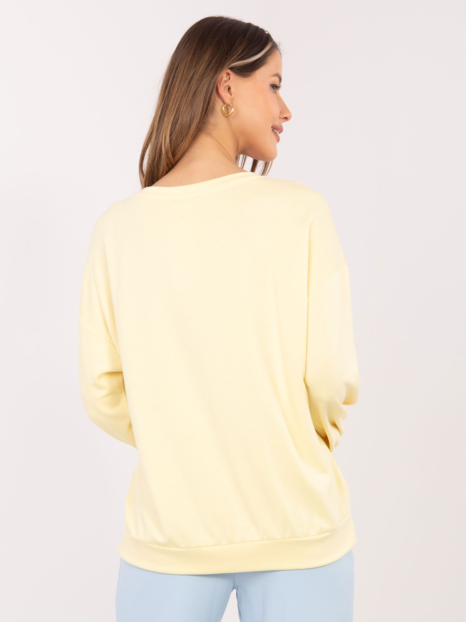 Bluza jasny żółty