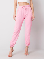 Jasnoróżowe spodnie Agueda RUE PARIS