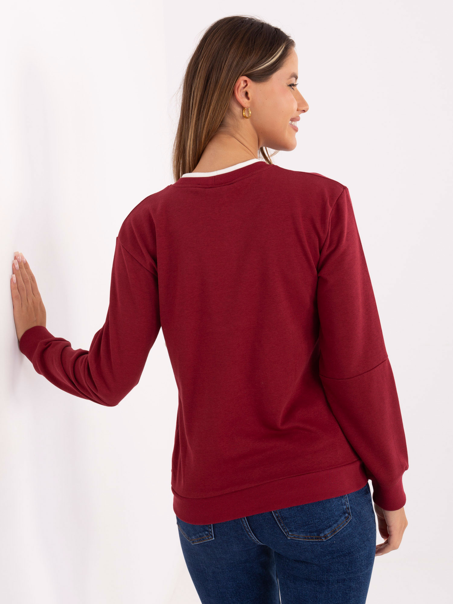 Bluza bordowy