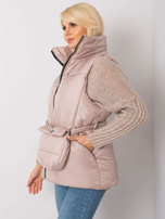 Beige Daunenweste Effie.