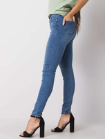 Blue jeans with abrasions Alyssa RUE PARIS
