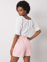 Różowe szorty damskie Fatema