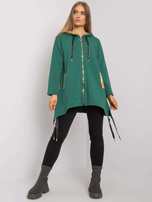 Ciemnozielona bluza rozpinana Narissa