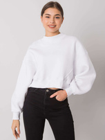 Biała bluza bez kaptura Thilde