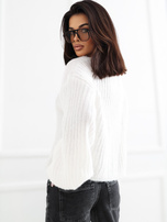 Ercu weicher Oversize-Pullover mit Streifen.