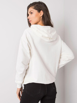 Ecru bluza na suwak Ilaria