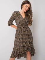 Czarna sukienka asymetryczna Maiana