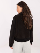 Czarna polarowa kurtka z suwakiem