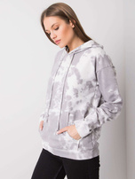 Grauer Tie-Dye-Pullover Stephanie RUE PARIS.