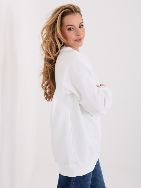 Ecru damska bluza bez kaptura