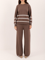 Fango Strickset mit Oversize-Pullover.