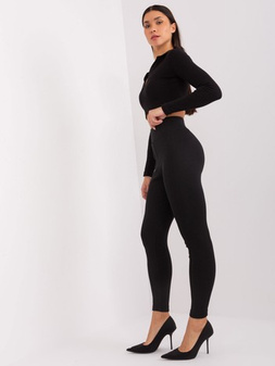 Black basic high waist leggings RUE PARIS S