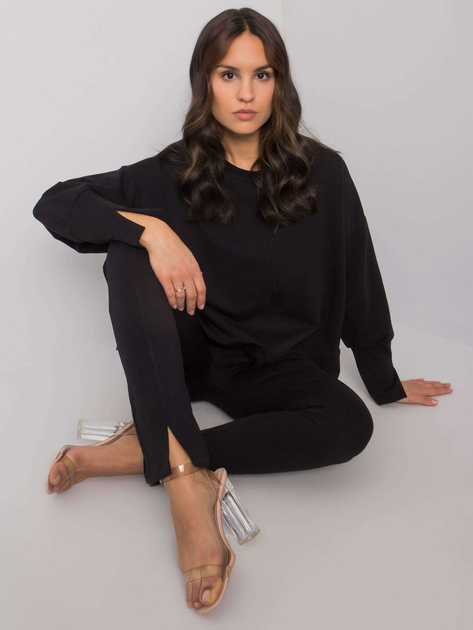 Czarny dwuczęściowy komplet damski Shanisse RUE PARIS