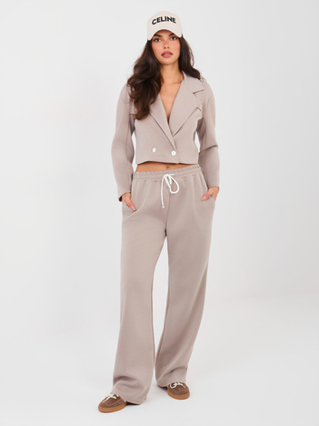 Fango damski komplet z miękkiego materiału RUE PARIS