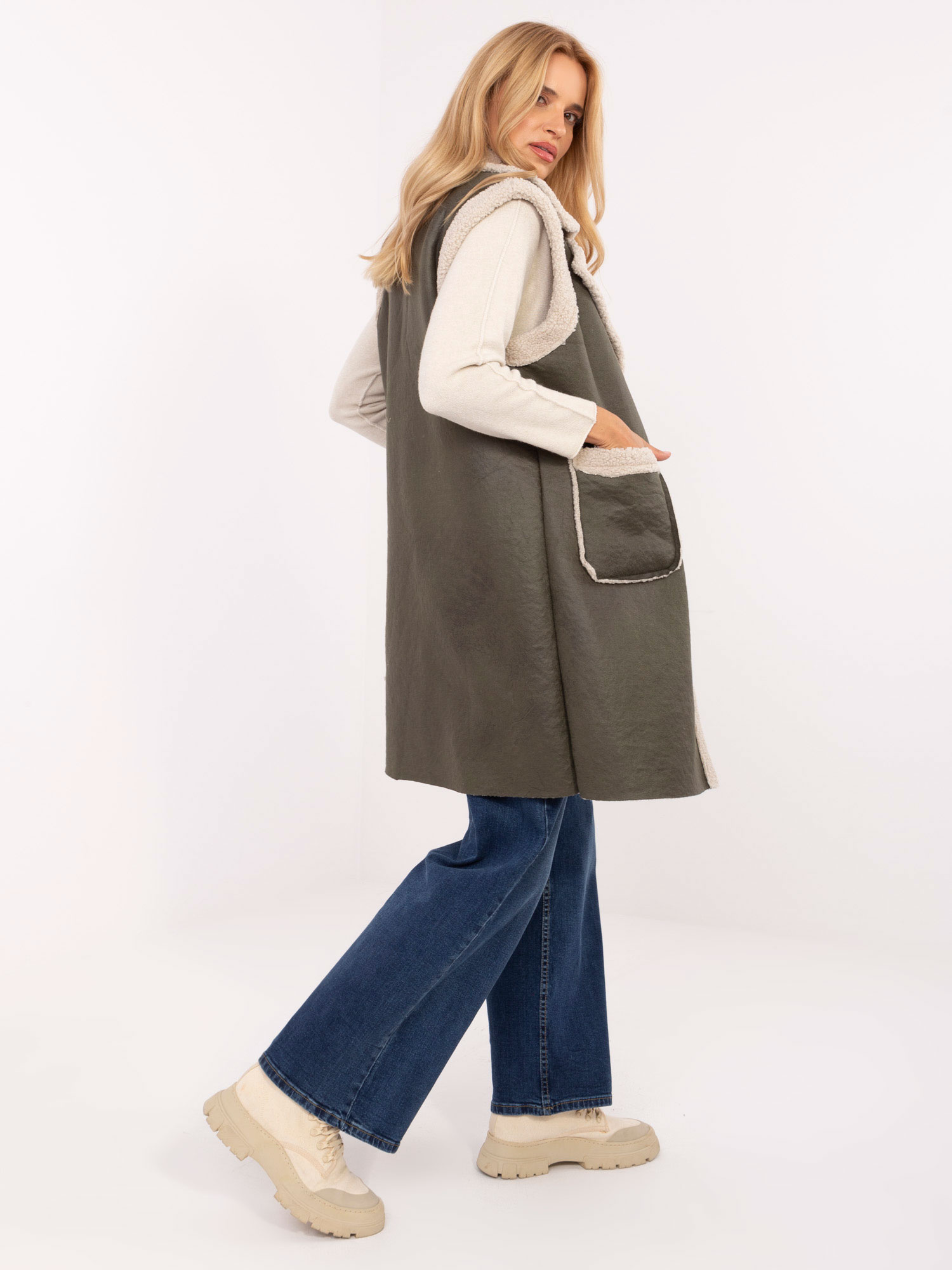 Kamizelka khaki