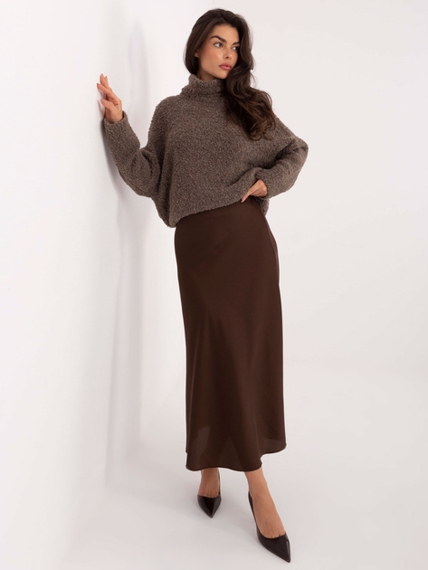 Fango sweter z golfem z domieszką wełny