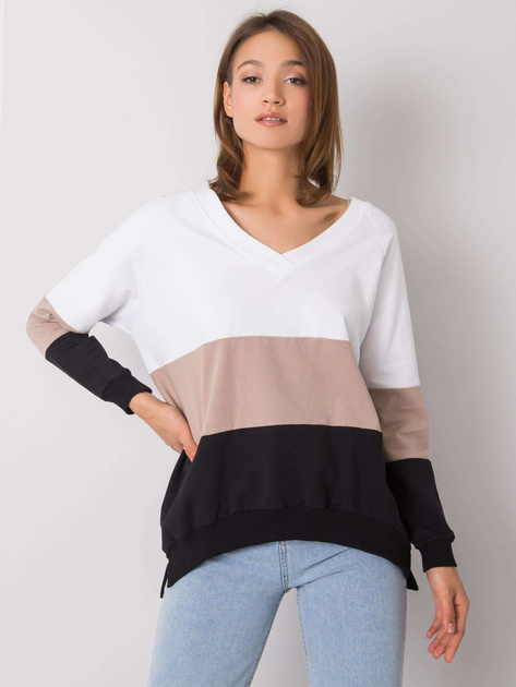 Czarno-beżowa bluza Lotta RUE PARIS