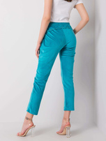 Morskie spodnie welurowe Juanita RUE PARIS