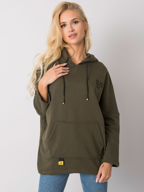 Khaki bluza z kapturem Laylla