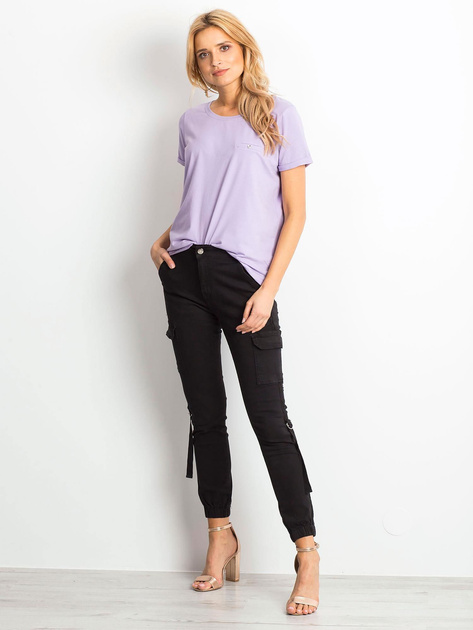 Jasnofioletowy t-shirt Transformative