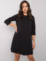 Hurt Black dress with 3/4 sleeves Jamelia RUE PARIS