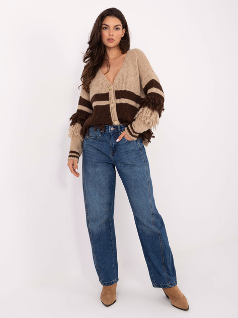 Niebieskie damskie jeansy balloon fit SUBLEVEL