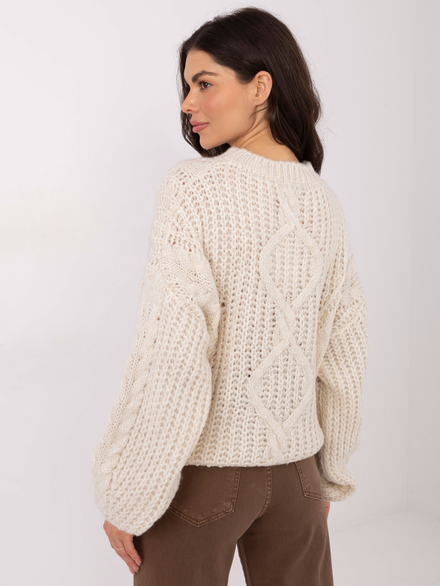 Sweter jasny beżowy