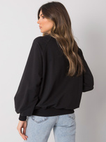 Czarna bluza damska bez kaptura Harriette RUE PARIS