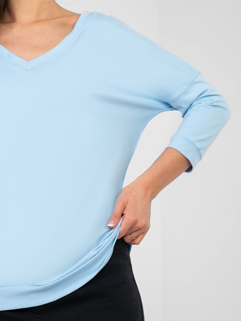 Pastelowa niebieska bluzka oversize RUE PARIS