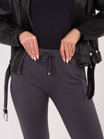 Grafitowe spodnie Faster