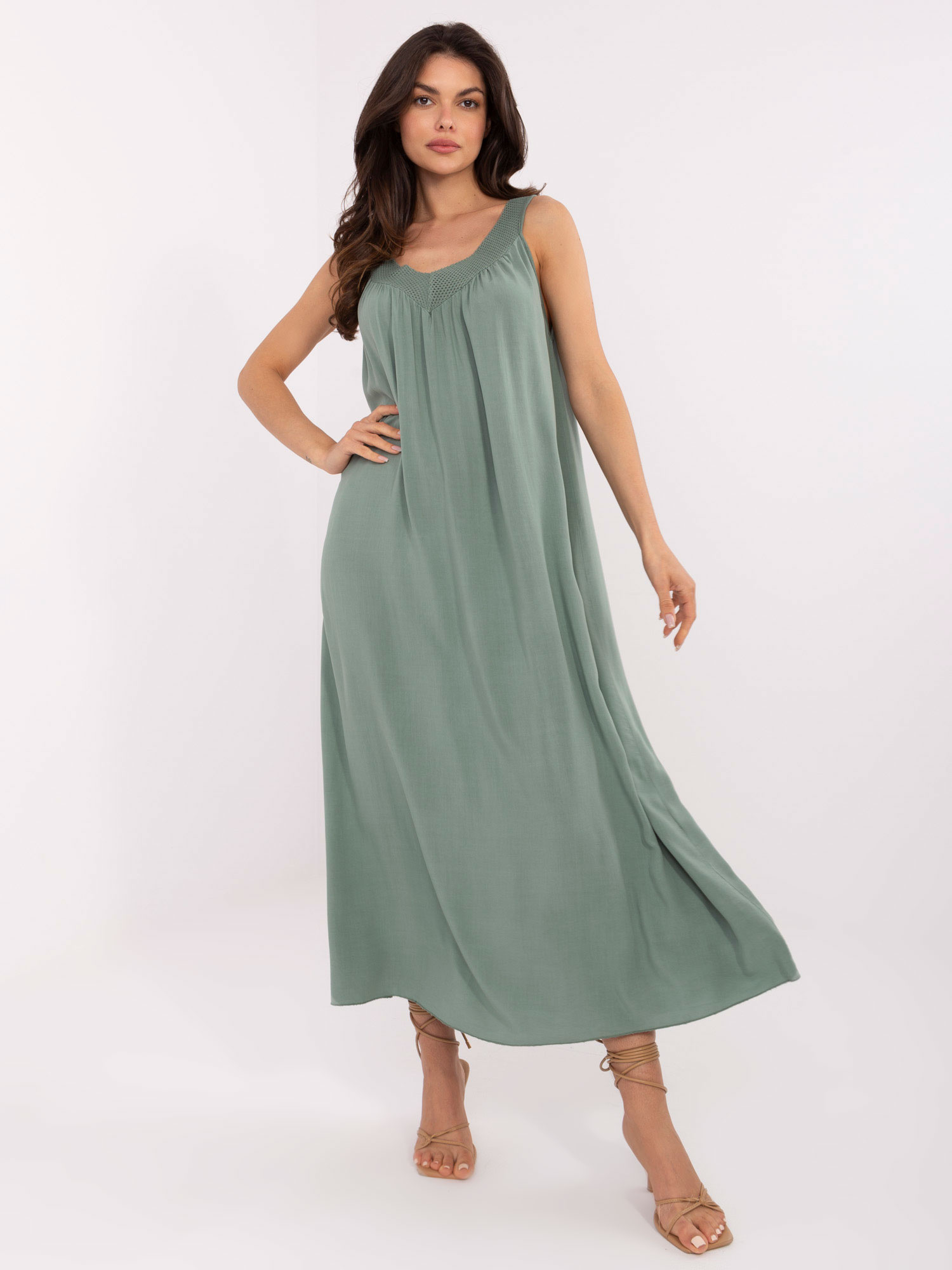Sukienka khaki