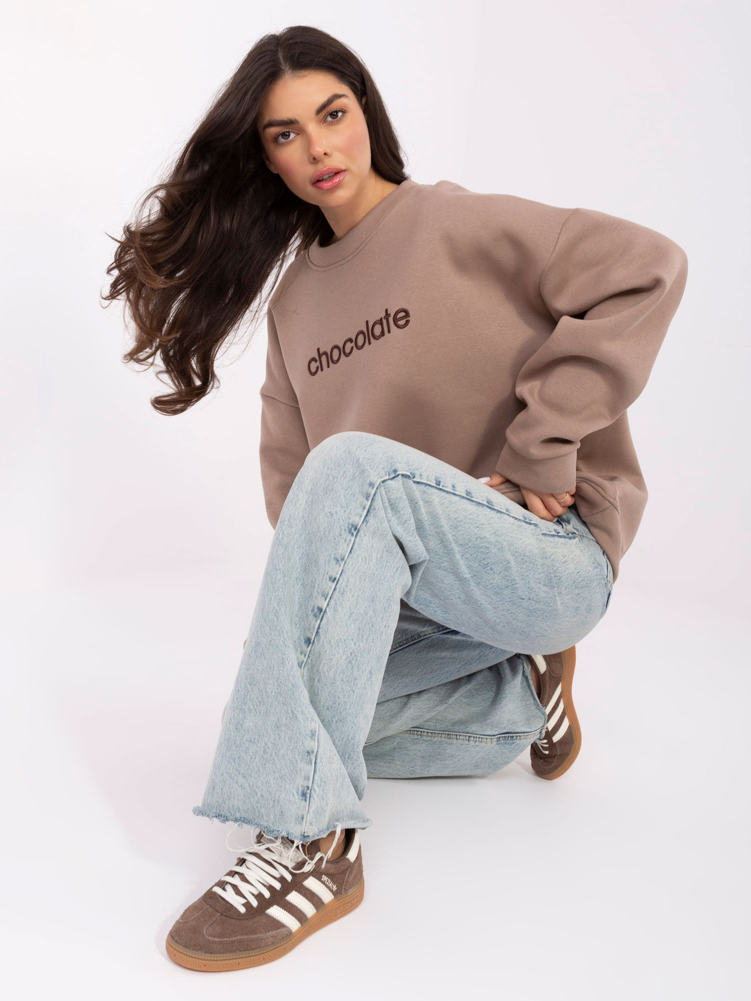 Bluza ciemny bezowy