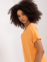 Hurt Jasnopomarańczowa bluzka z wiskozy SUBLEVEL