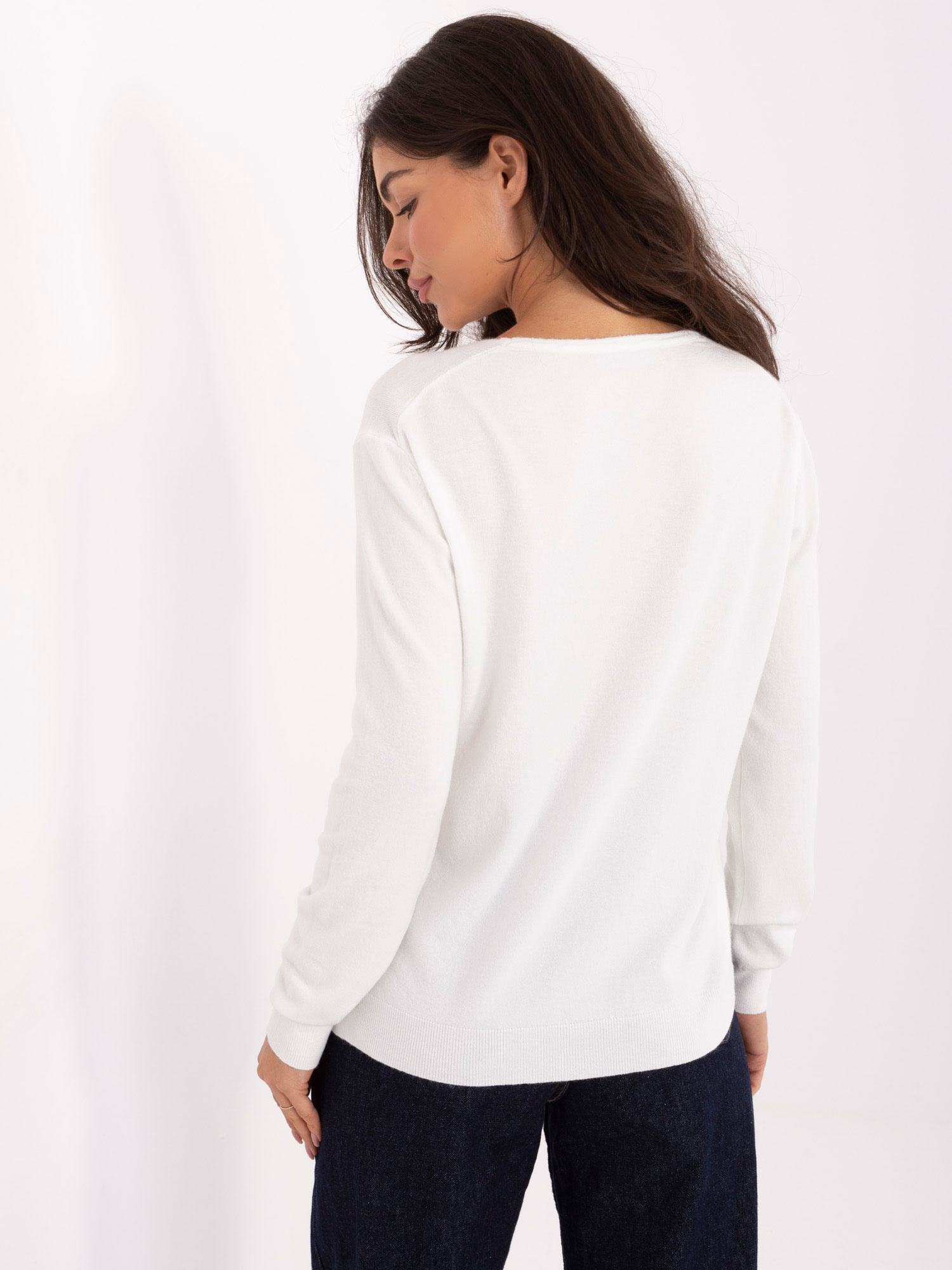 Sweter ecru