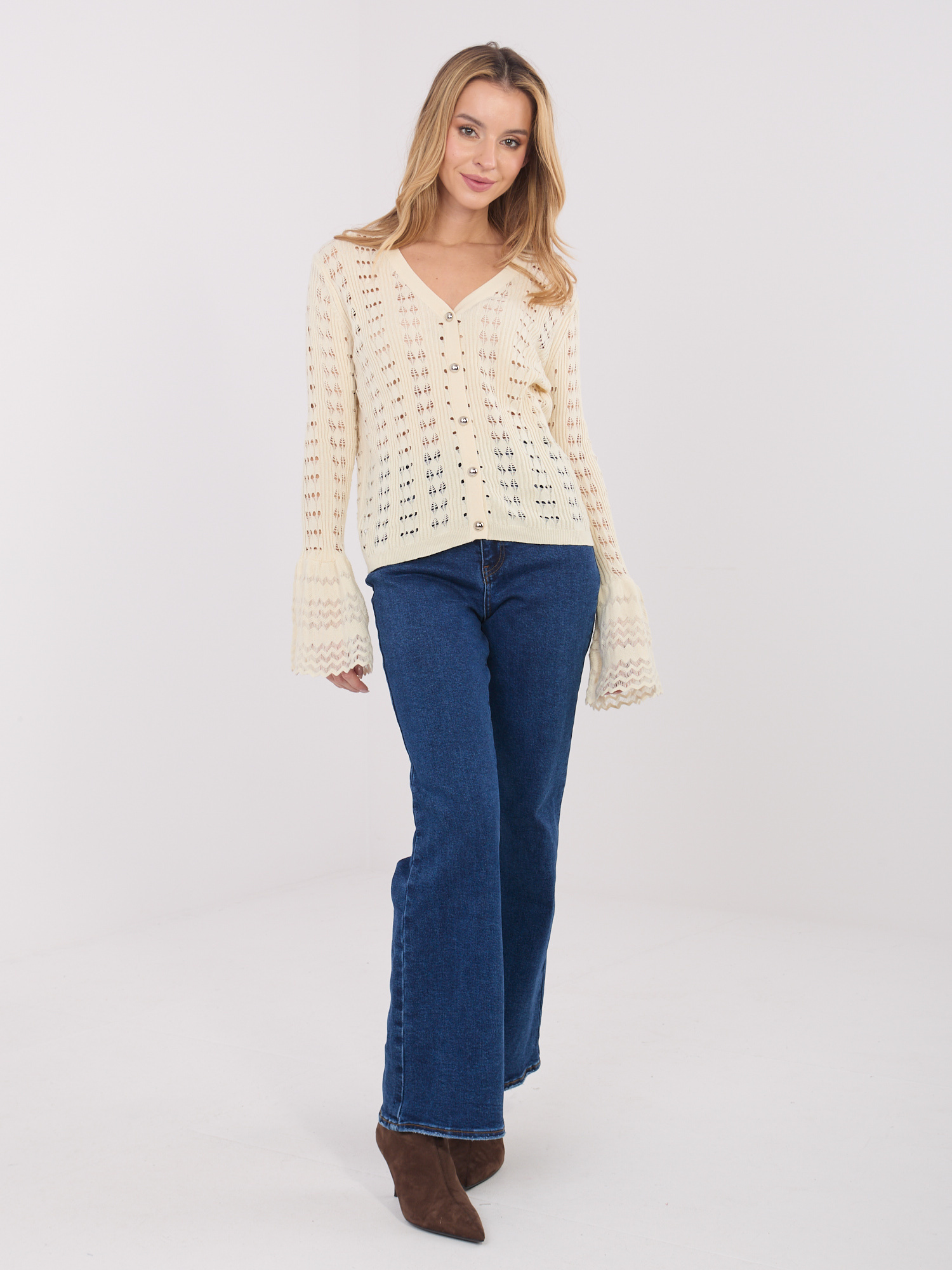 Sweter jasny beżowy