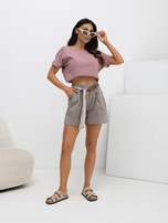 Fango letnie szorty z paskiem