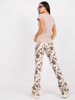 Beige basic t-shirt Peachy.