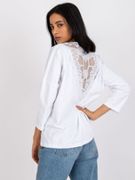Biała luźna bluzka Sylvie RUE PARIS