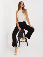 Ecru wizytowy top z dekoltem typu halter